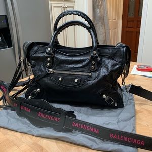 COPY - Balenciaga small black city bag